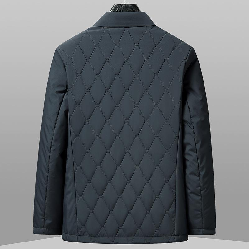 Cotton Coat Men's Mid-length Warm Casual Cotton Coat Middle-aged Men's Cotton-padded Jacket Dad's Jacket Men