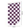 Checkerboard Wallpaper in White, Plum and Purple for Living Room and Bedroom 50x1000