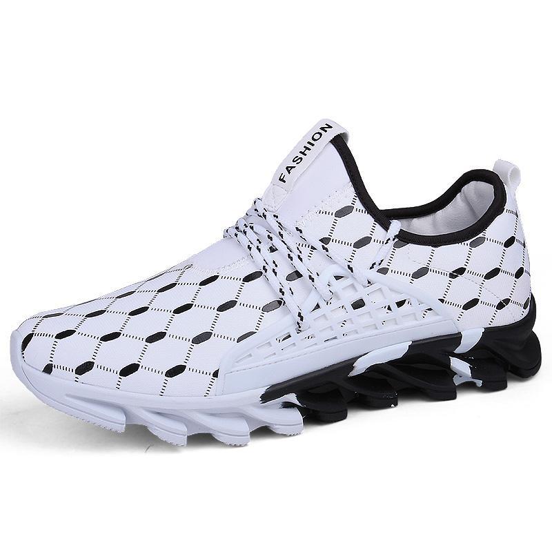 

2025 new blade shoes outdoor travel shoes breathable mesh shoes fashion trend men s shoes sports style casual shoes 47 белый