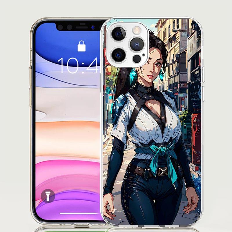 

Valorant Sage Phone Case For iPhone 17 Air 16 15 Plus 11 14 Pro Max 13 Mini 12 7 8 + SE Pattern Art Customized Cover 17 Air 16 1 iPhone 17 Air