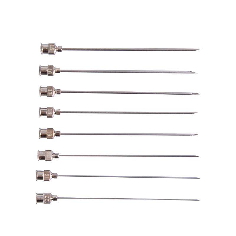 100MM No.7 Stainless Steel Sharp & Flat Tip Needle for Glue Dispensing and Industrial Use