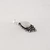 Rainbow Moonstone Gemstone 925 Sterling Silver Handcrafted Jewelry Pendant 1.5" For Gift PP-70-24