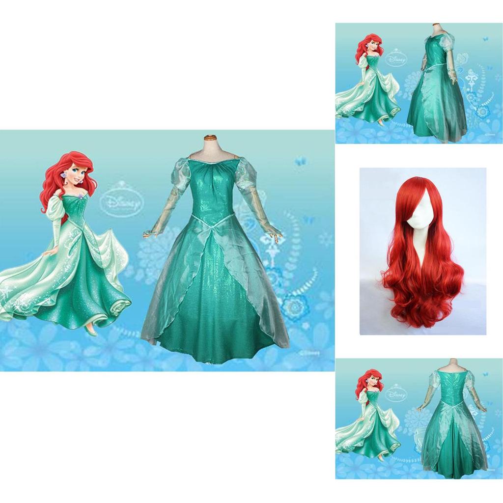Stunning Little Mermaid Ariel Skirts Mermaid Princess Dress Perfect For Halloween Cosplay