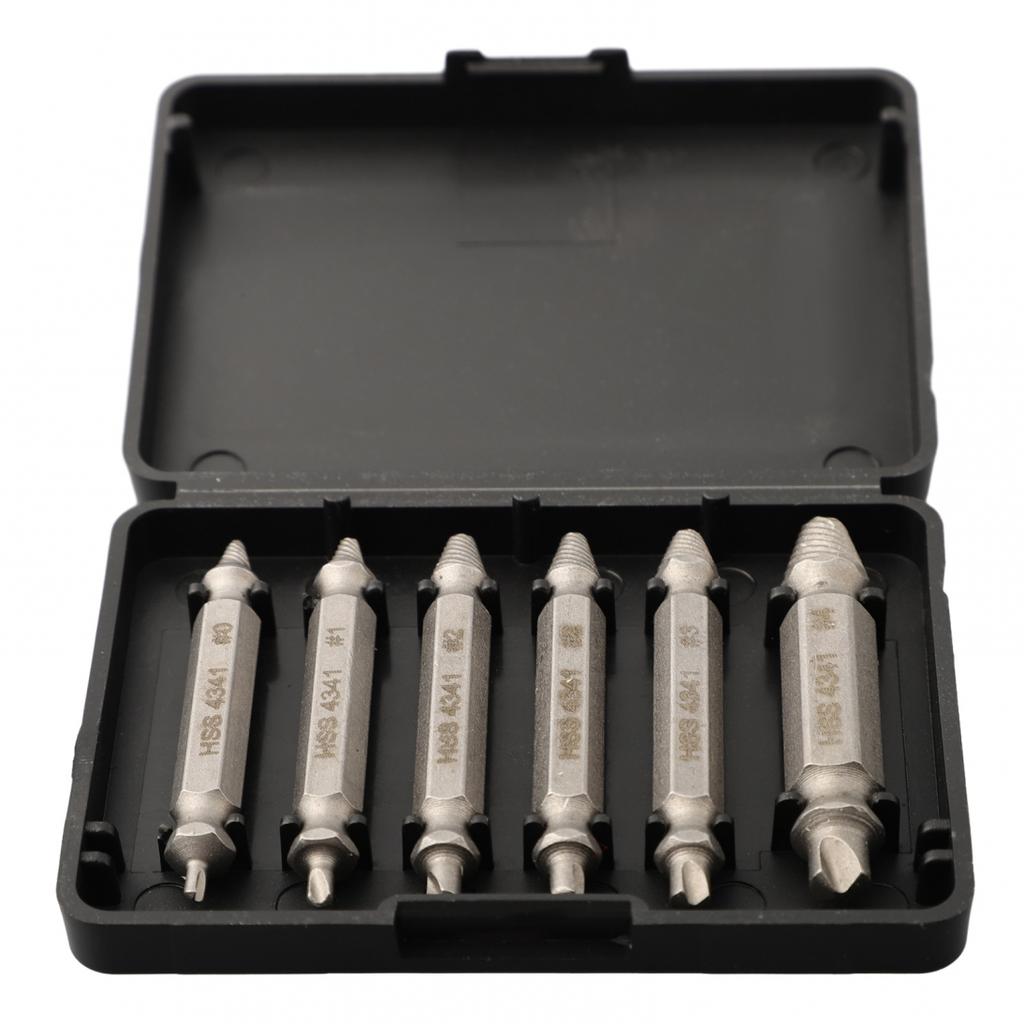 Damaged Screw Extractor Set Woodworkers Mechanics Artists Hobbyists Quality