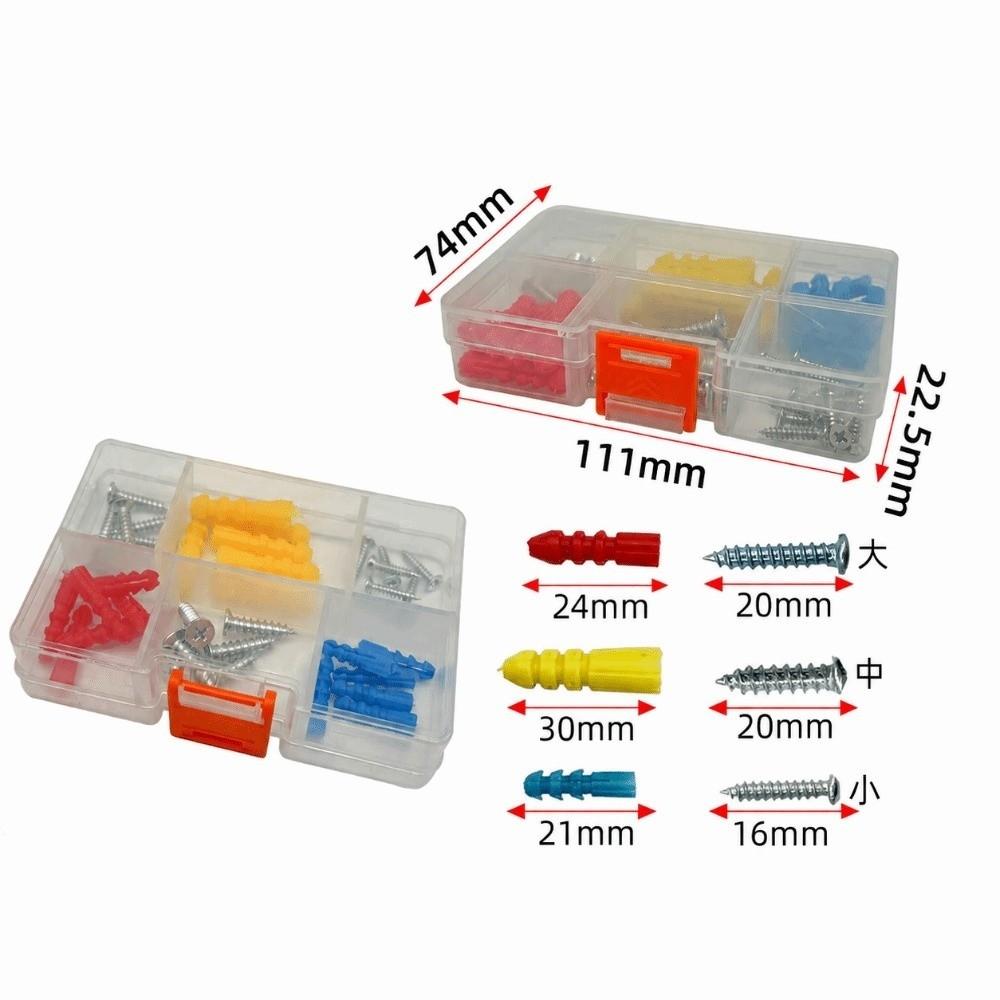 Stainless Steel Expansion Screw Set Ribbed Plastic Electric Tool Screw Set For Electric Tools