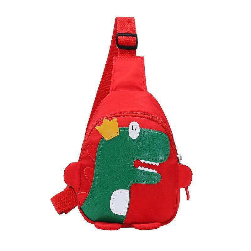 1PC Children's Bag Cute Fashion Men and Women Children Foreign Style Princess Mini Dinosaur Cartoon Shoulder Baby Crossbody Breast Bag