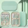 14 in 1 Manicure Pedicure Set, Stainless Steel Nail Care Kit with Modern Concave Nail Clippers, Portable Case for Men Women