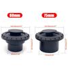 60mm 75mm Black Rotatable Air Vent Outlet For Diesel Parking Heater, AC Duct For Car Truck Camper RV Interior