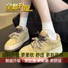 Platform shoes women's spring 2025 new height-increasing retro dexun white shoes are versatile fashionable casual sports shoes