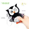 TOLOLO Black & White Crib Mobile Wind Chime for 0-3 Year Olds - Early Education Hanging Rattle Toy