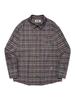 KIRSH Cheek Check Loose Fit Check Shirt [Sky]