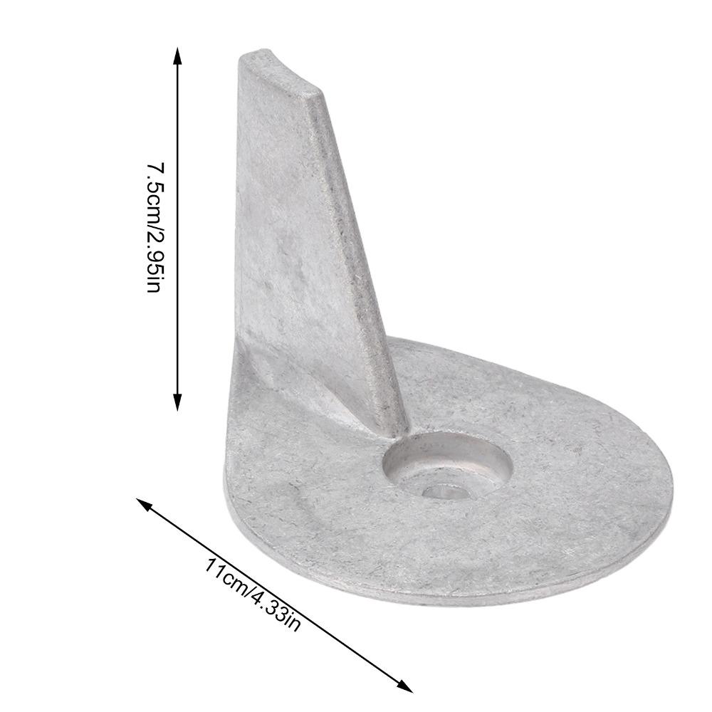 Aluminum Alloy Trim Tab Anode 822157T2 Outboard Anode Plate  Marine Engine Maintenance