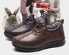 Old Beijing Cloth Shoes Men's Winter Plush Thickened Warm Elderly Dad Cotton Shoes