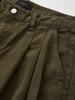 IKALOOK Spring/Autumn Loose Fit Double-Pleat Washed Pants Dpt114