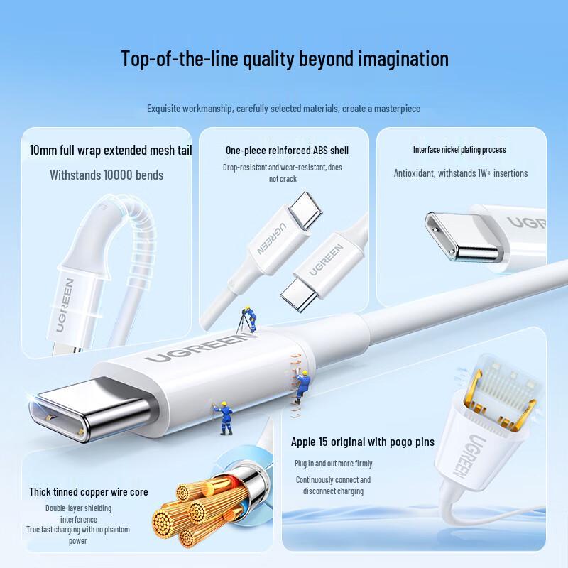 Ugreen USB-C To USB-C PD 60W Fast Charging Cable