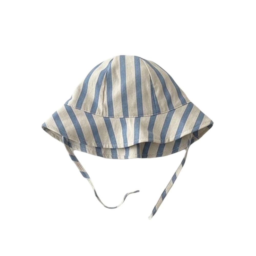 Korean Style Baby Fisherman Cap Cotton Kids Sunscreen Hat Kids Wide Brim Hat  for Kids Boy Girl