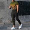 Set Estivi Uomo Tuta T-shirt Pantaloni Completi 2 Pezzi Moda Pantaloni Casual Oversize Abbigliamento Uomo Abbigliamento Sportivo Jogging