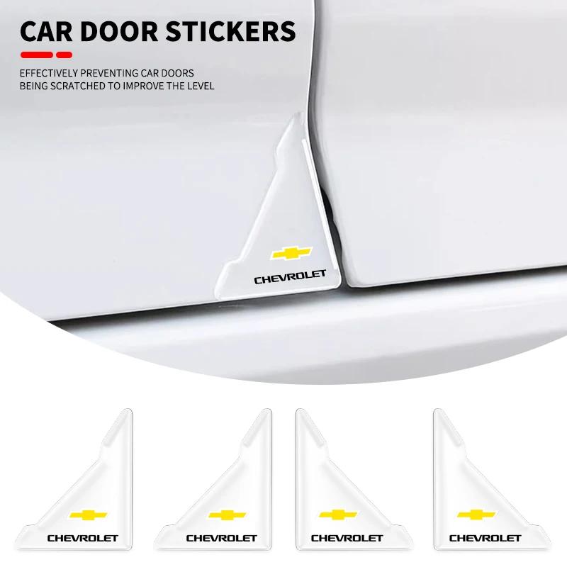 2pcs Car Door Anti-collision Anti-Scratch Cover Protector Transparent Sticker For Chevrolet Cruze Captiva Trax Malibu Sail YG1
