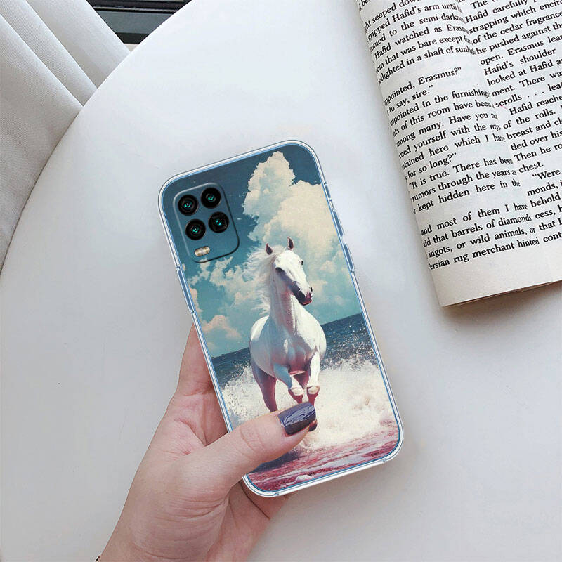 MH57 Fine Horse Phone Case for Motorola Edge 20 30 S30 40 50 Fusion Lite Plus Pro Neo Ultra One Power Action Macro Hyper Vision Zoom