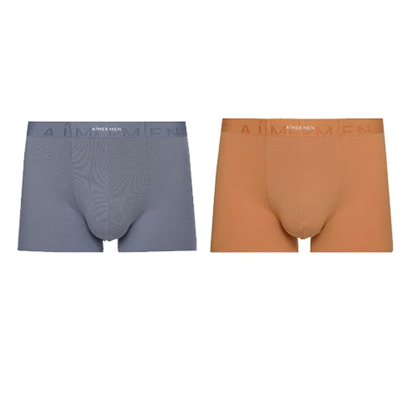 

Aimer Мужские трусы-боксеры средней посадки из модала, антибактериальные, 2 штуки 2XL (180)