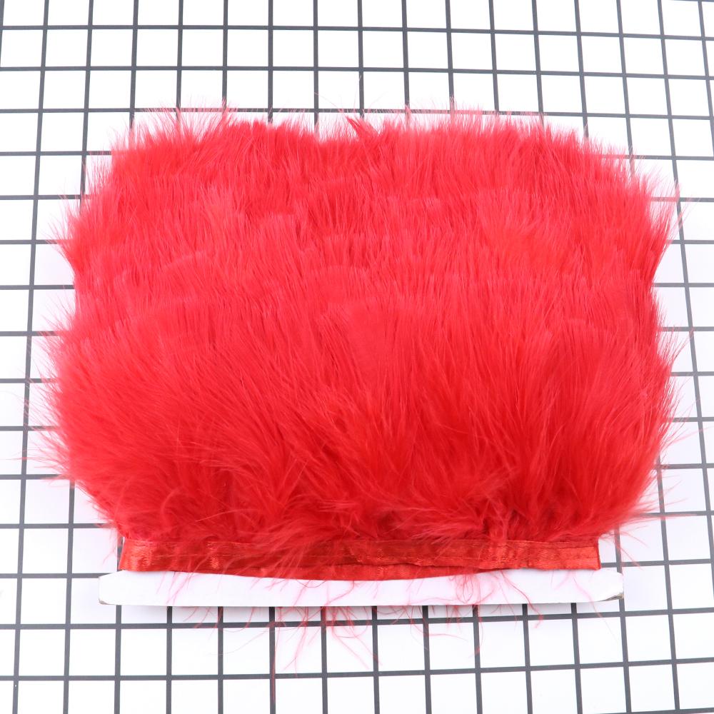 Feather1M 5M 10Meters Dyed Colorful Marabou Turkey Feathers Trim 8-10CM Soft Plumes Ribbon Fringe for Wedding Dress Sewing Decoration