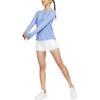 Nike Dri-Fit One Moisture-Wicking Crew Neck Pullover Quick-Dry Long Sleeve T-Shirt Women T-Shirt Blue FN2802494