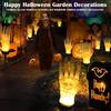 Halloween Outdoor Decoration Solar Lights Lighted Skeleton Hands Stakes Waterproof Skull Solar Garden Lights for Garden Decor