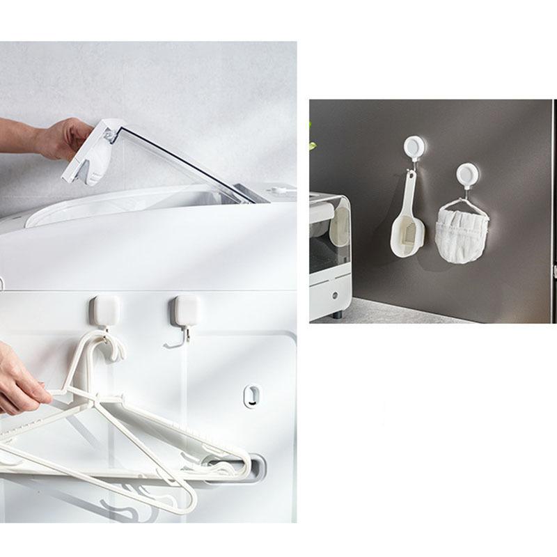 2pcs Strong Magnetic Hook Punch-free Refrigerator Magnetic Hook Non-sticky Hook Magnetic Hook