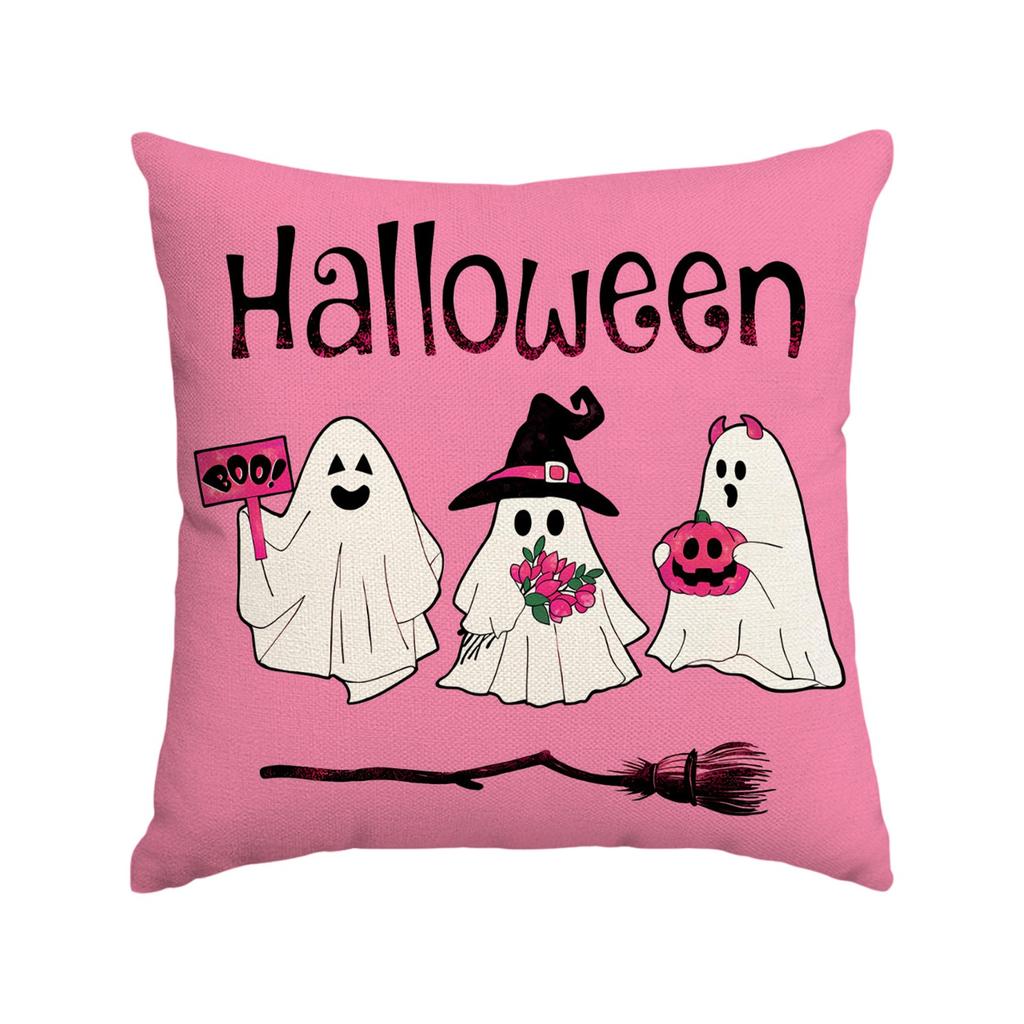 Halloween Festival Decoration Living Room Sofa Cushion Pillow Cover Offices Waist Pillow Cover (excluding Core)
