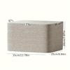 Scatola portaoggetti pieghevole di grandi dimensioni, organizer in tessuto resistente con design a coperchio ribaltabile