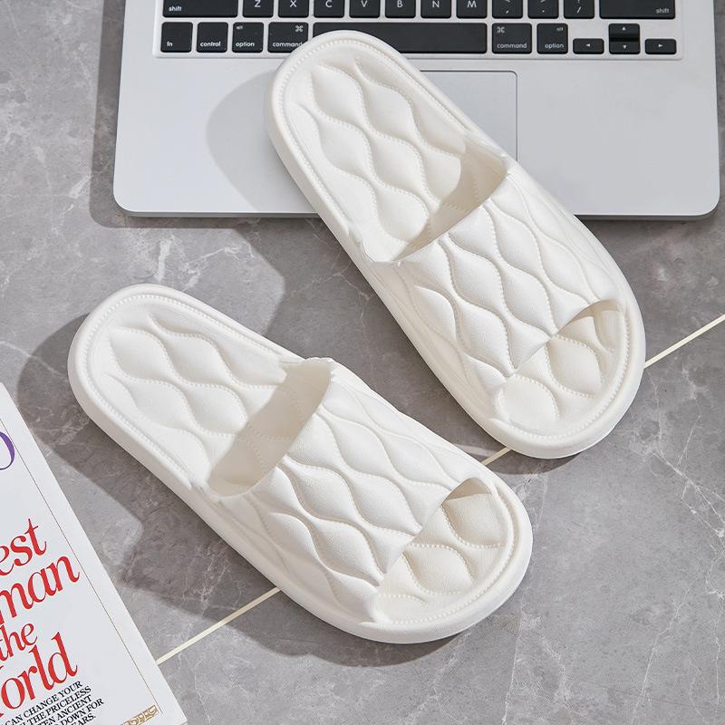 Slippers Women's Home Couple Hotel Bathroom Non-slip Thick Bottom Massage Indoor Summer Cool Slippers Men