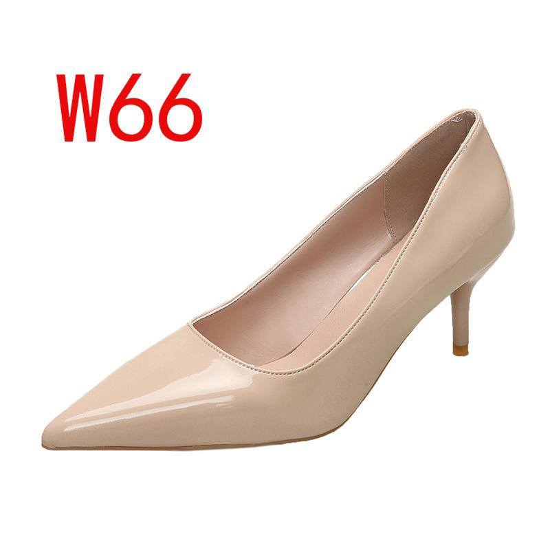 Czarne wysokie obcasy 2025 jesień jednolity kolor buty do pracy szpilka duży rozmiar 41-43 temperament zaawansowane poczucie jeden pedał