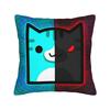 Geometry Dash  Pillow Case  Novelty Pillow Cover Square Graphic Cushion Cover Pillowcases For Sofa Car Home Decor