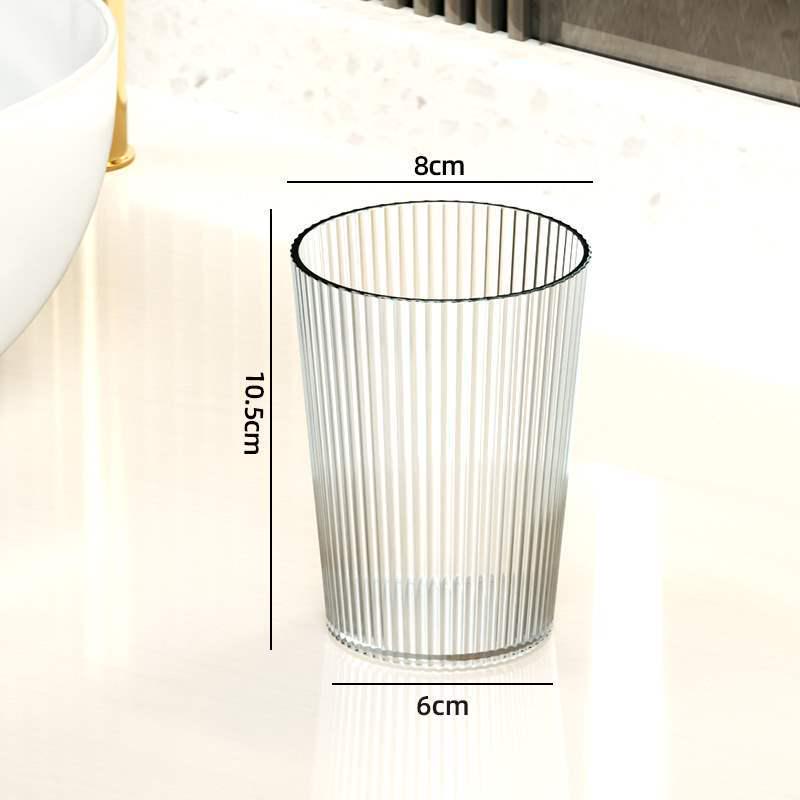 Elegant Toothbrush Holder Set: Couple Bathroom Tooth & Mouthwash Cups