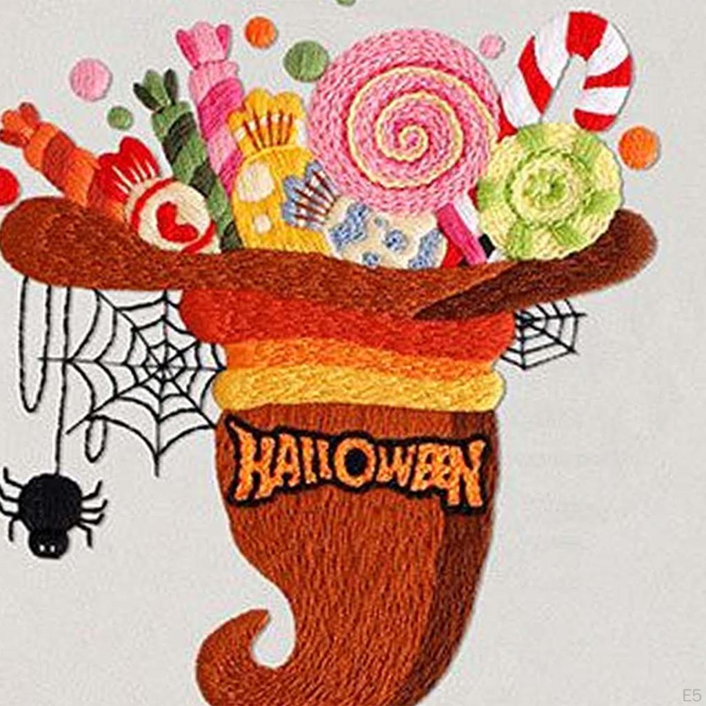 Pattern DIY Embroidery Starter ,Contains Necessary Tools Needed Adjustable Exquisite