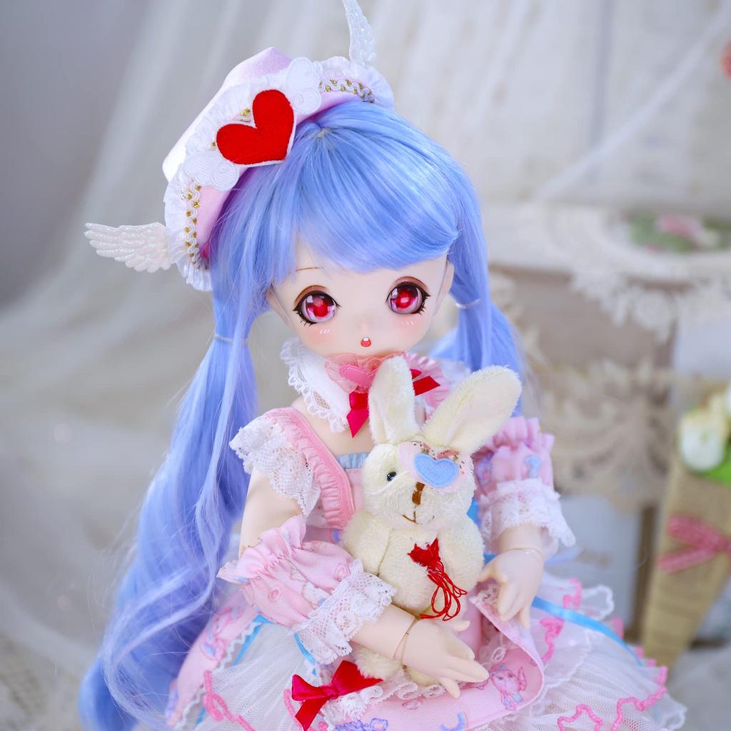 ICY Fortune Days Scale BJD Anime Movable Gift for Children Ages 8 and Up 1/4 Doll, Style, Painted, Figure, (Kawaii)