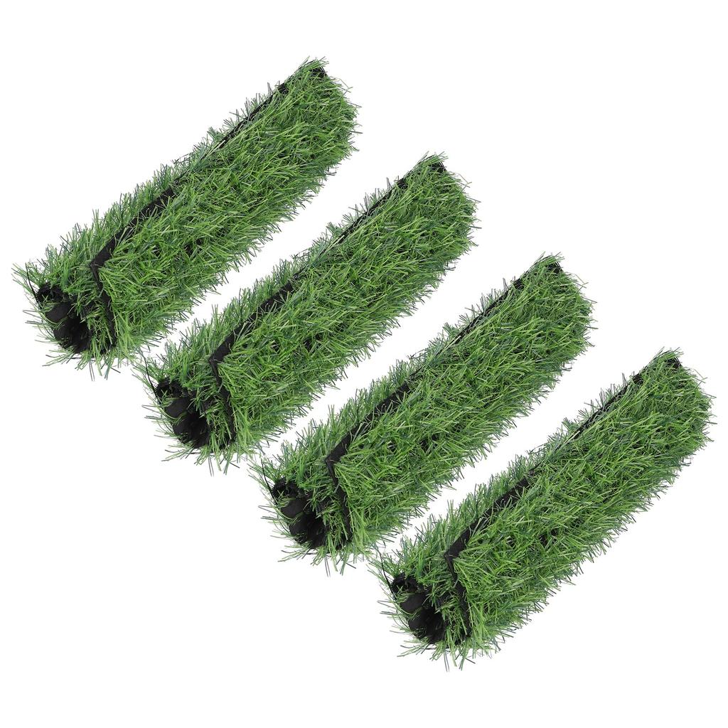 4PCS Artificial Plant Grass Lawn Turf Carpet DIY Miniature Landscape Decoration 25x25cm