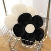 Flower Cushion White Black Flower Pillow Large Sofa Cushions Decorative Cushion Office Chair Sofa Pillow Home Decor