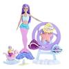 Barbie Playset - Dreamtopia Babysitting - Mermaid Doll - Accessories - 4 Pieces - 3 To 10 Years