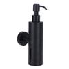 200ml Runder Seifenspender Wandmontiert Shampoo Duschgel Behälter Badezimmerzubehör Schwarz