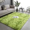 Plush Tie-dye Living Room Full Carpet Floor Mat Thickened Soft Carpet Bedroom Bedside Silk Wool Floor Mat