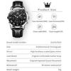 Xqiyi StyliSh Waterproof Men S Watch Analog Quartz Black Leather Strap buSineSS