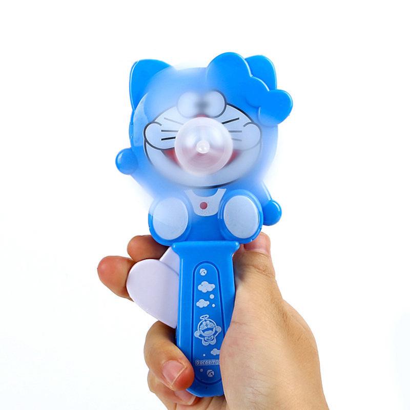 Portable Handhold Mini Fan with Cartoon Shape for Student