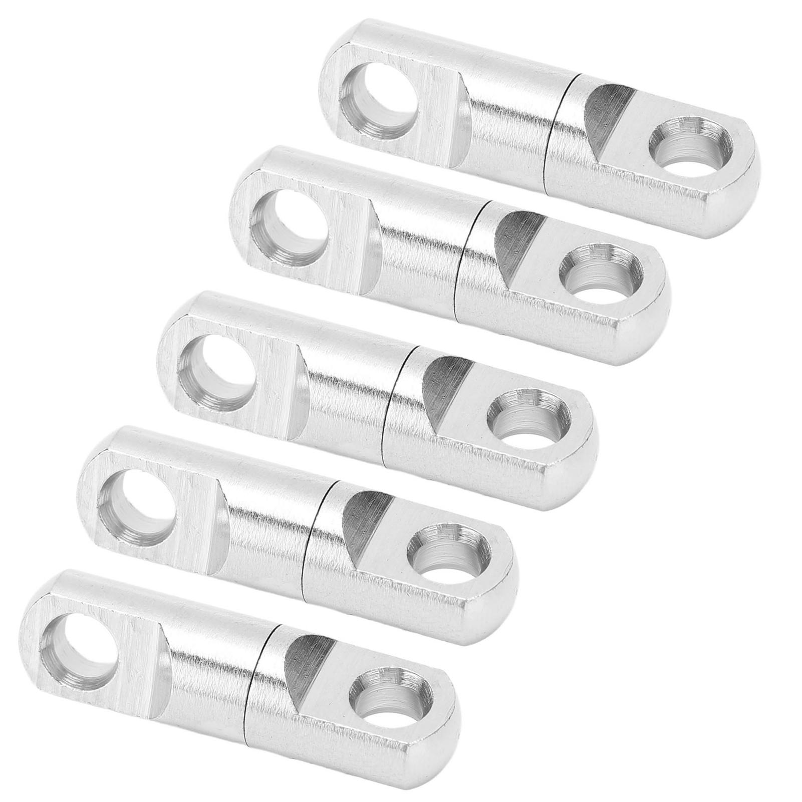 

Набір з 5 шт. Вертлюги з нержавіючої сталі колонного типу з обертовим підшипником 360 градусів, рибальські вертлюги, з єднувач для гачка 7#