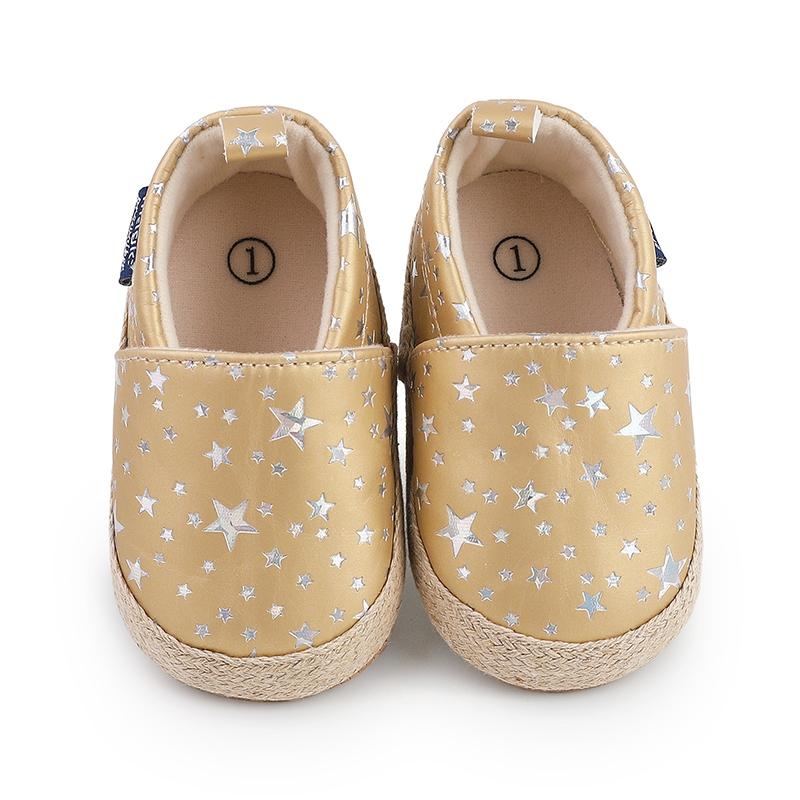 Kleinkindschuhe Baby Retro Star Print Design Freizeitschuhe rutschfeste weiche Kinderschuhe