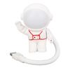 Spaceman Voice Control Night Light USB Powered Dual Color Temperature Dimmable LED Bedside Lamp