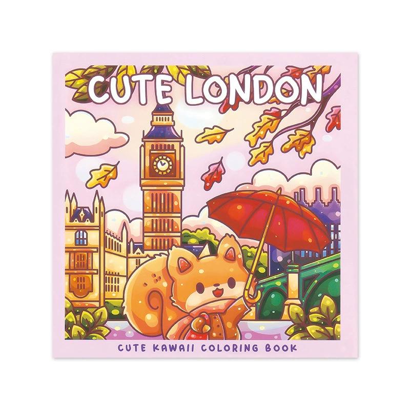 Strašidelně roztomilá omalovánka pro teenagery a dospělé: Čmárej a maluj