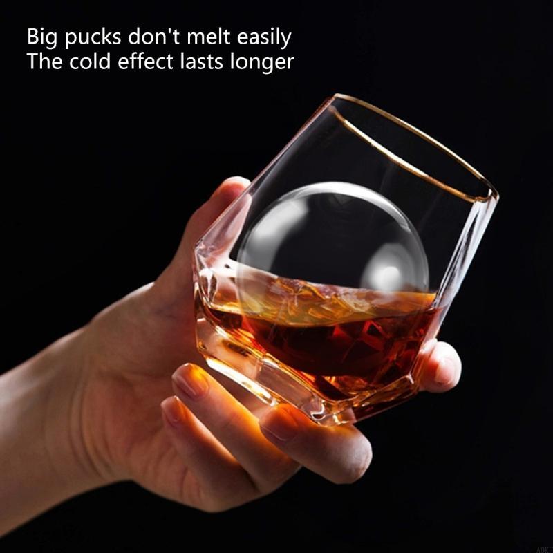 Big Ice Sphere Maker Molds Round Ice Mould Suitable For Coffee And Cocktails A0KF