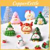 Adorable Resin Christmas Cartoon Animal Snowman Pig Duck Tree Ornaments