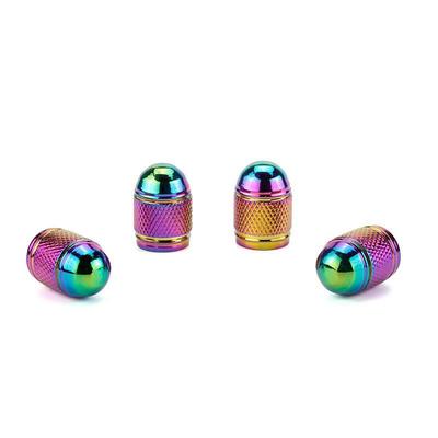 4Pcs Lot Aluminum Alloy Car Wheel Tire Valve Stem Cap Dustproof Cap Set (Bullet)